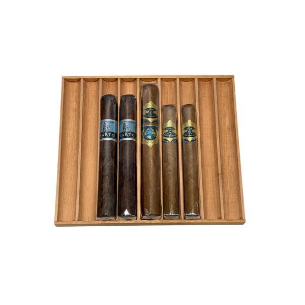 an image of a cigar sampler pack for the warped isla del cocodrilo toro grande
