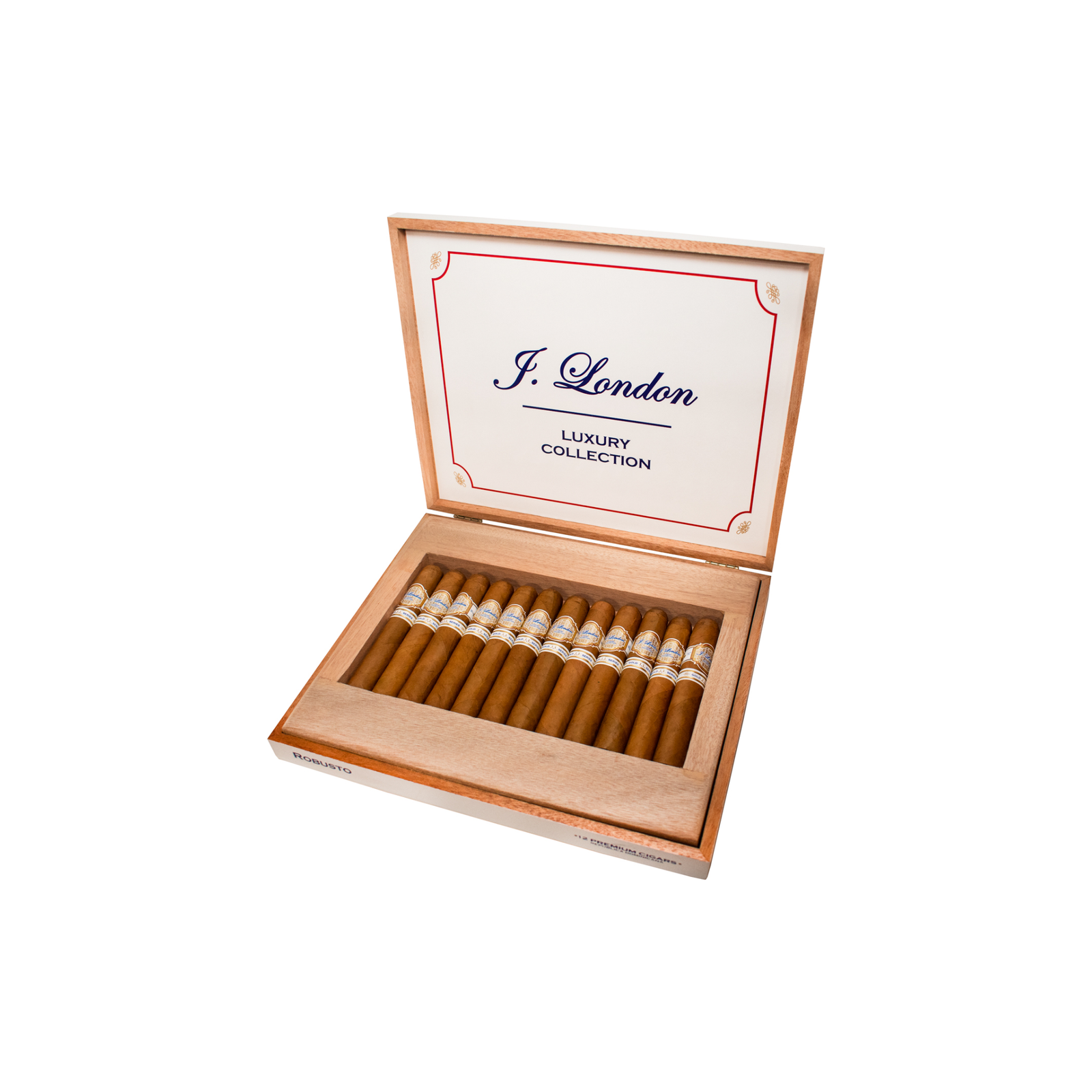 Shop J. London Gold Series Robusto an open box of j. london gold series robusto cigars